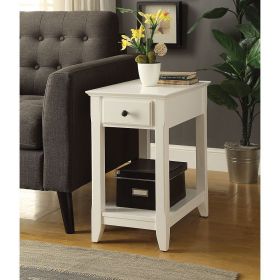 ACME Bertie Side Table in White 82842