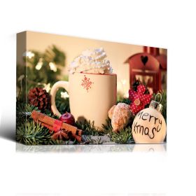 1pcs Drop-Shipping Christmas Winter Wall Art Festival Paintings Decorations Party Picutres Gift Poster for Home Wall Decor Framed-4028in- Thickness 1.